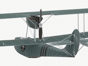 Seaplane macchi m41 bis Modelo 3D