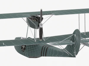 Seaplane macchi m41 bis 3D Model