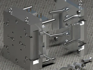 injection mould model 3D Model