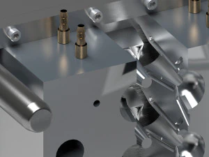 injection mould model 3D Model