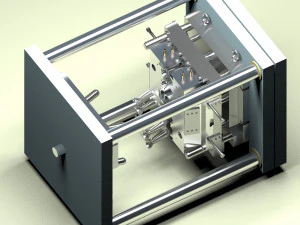 injection mould model 3D Model