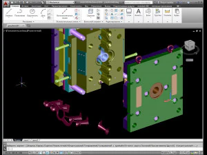 injection mould model 3D Model