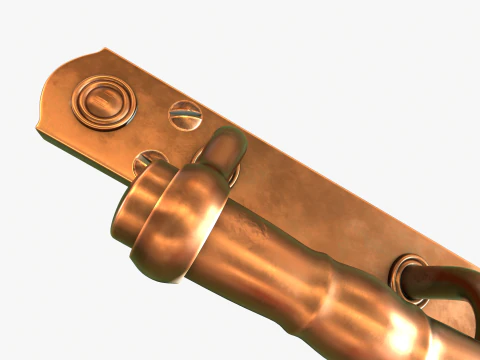 Door handle xix century 3D Model