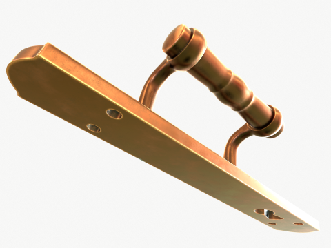 Door handle xix century Model 3D