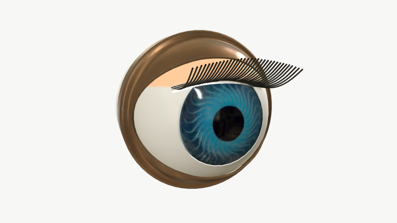 Doll eye mechanism Modelo 3D .c4d .max .obj .3ds .fbx .stl .blend