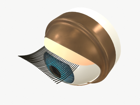 Doll eye mechanism Modelo 3D