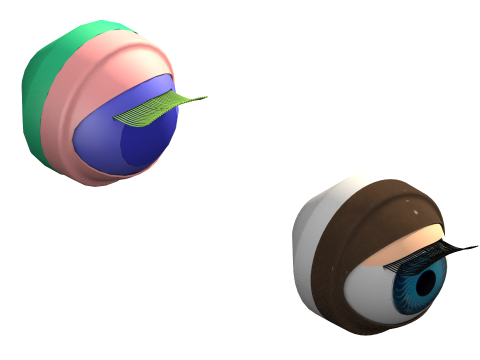 Doll eye mechanism Modelo 3D
