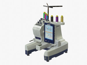 Sewing machine for embroidery pr670e Model 3D