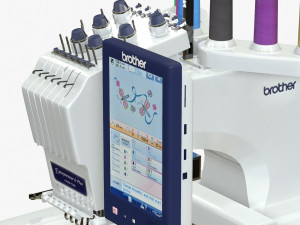 Sewing machine for embroidery pr670e Model 3D