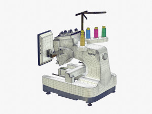 Sewing machine for embroidery pr670e Model 3D