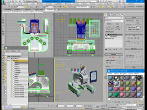 Sewing machine for embroidery pr670e Model 3D