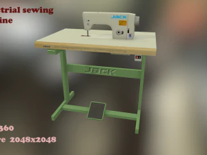 m&aacute;quina de costura industrial Modelo 3D