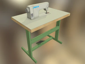 industrial sewing machine 3D Model