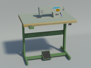 industrial sewing machine 3D Модель