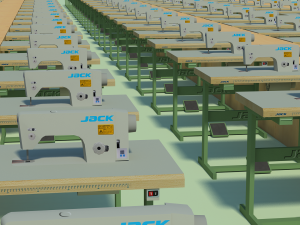 industrial sewing machine 3D Модель