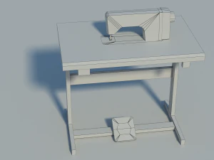 industrial sewing machine 3D Model