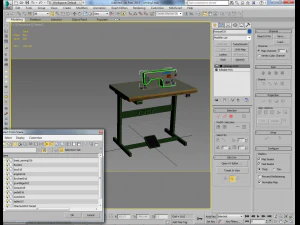 industrial sewing machine 3D Model