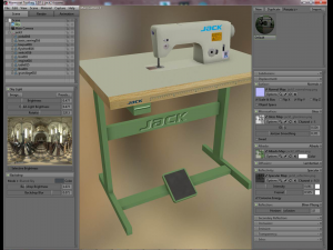 industrial sewing machine 3D Модель