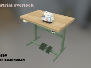 industrial overlock 3D Model