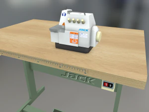 industrial overlock 3D Model