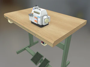 industrial overlock 3D Model
