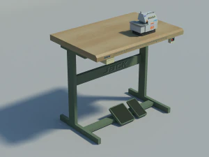 industrial overlock 3D Model