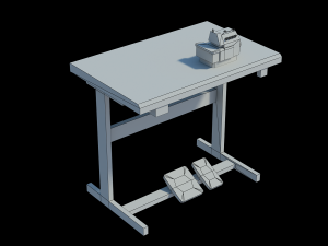 industrial overlock Model 3D