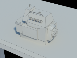 industrial overlock Model 3D