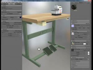 industrial overlock 3D Model