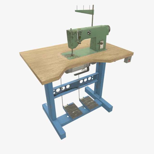 Sewing machine model 1022 3D Model .c4d .max .obj .3ds .fbx .stl .blend 