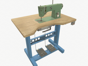 Sewing machine model 1022 3D Model