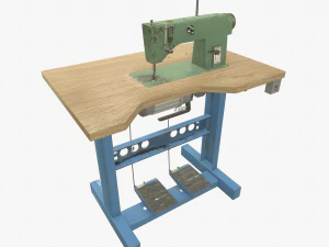 M&aacute;quina de costura modelo 1022 Modelo 3D