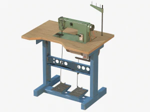 Sewing machine model 1022 3D Model