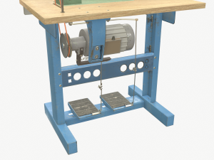 Sewing machine model 1022 Model 3D