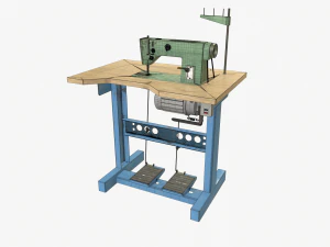 Sewing machine model 1022 3D Model