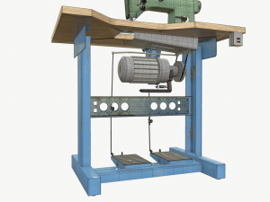 Sewing machine model 1022 Model 3D