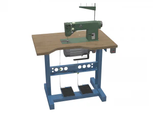 Sewing machine model 1022 3D Model