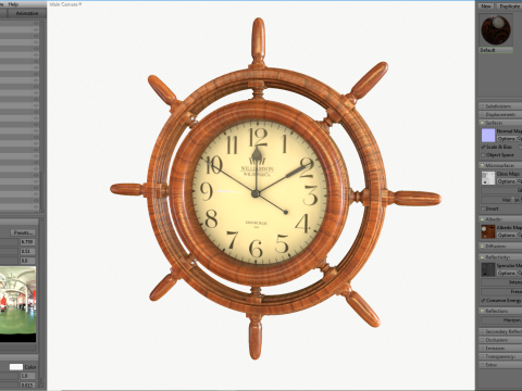 Wall clock for marine interior Modelo 3D