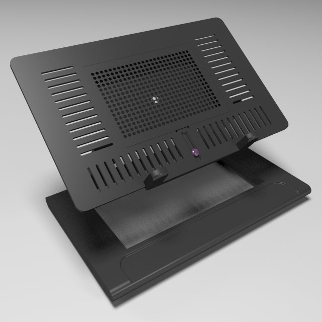 laptop stand design project 3D 模型 .c4d .max .obj .3ds .fbx .stl .blend 