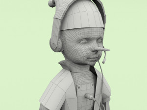 pinocchio Modelo 3D