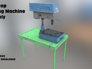desktop drilling machine 3D 모델