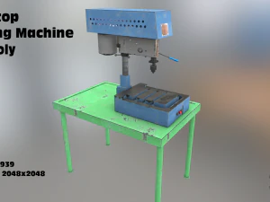 furadeira de mesa Modelo 3D