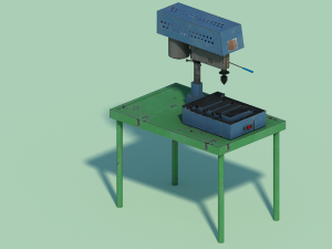 desktop drilling machine Modèle 3D