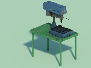 desktop drilling machine 3D Model