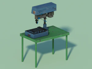 desktop drilling machine 3D Model