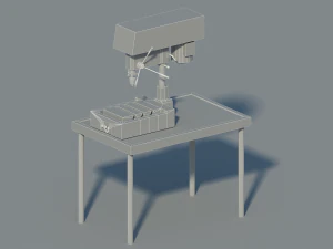 desktop drilling machine 3D Model
