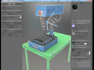 desktop drilling machine 3D Model