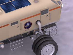 planetary rover antarctica 3D 模型