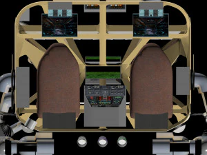 rover planetario Antartide Modello 3D