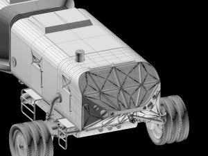 rover planetario Antartide Modello 3D